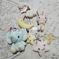キキララ　vivitix 他　木馬シリーズ　マスコット　キーホルダー ぬいぐるみ・マスコット