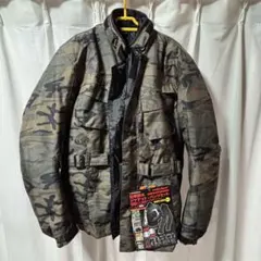 MOTORHEAD RIDERS 防寒防水 迷彩柄上下セット インナー付き　LLのサムネイル