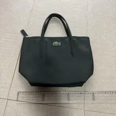 ラコステ L1212 トートバッグ モスグリーン ワニのサムネイル