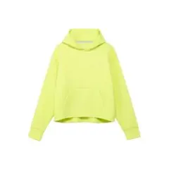 新品 S 黄色 ノースフェイス テックエアー スウェット ショート フーディー