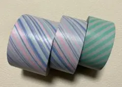 mt マスキングテープ　幅広　3巻まとめ売りイベント限定マステ　新品　ストライプ