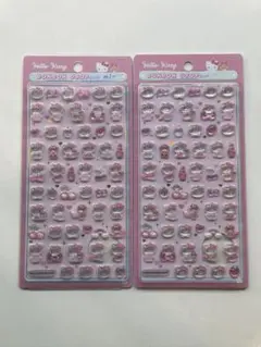 【正規品・キディランド購入品】サンリオ キティ ボンボンドロップシール ❷セット