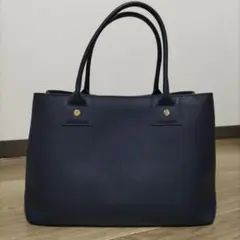 アニエスベーボヤージュ　ネイビー トートバッグ