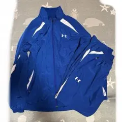 UNDER ARMOUR ジャージ上下セット MDサイズ ブルー／ホワイト