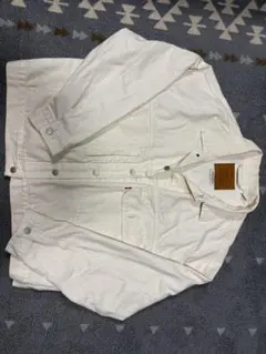 LEVI'S ホワイト デニムジャケット 70651-5051 Levi's 70651 - 5051 デニムジャケット オレンジタブ ホワイト - メルカリ