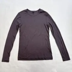 UNIQLO　ユニクロ　シアージャージークルーネックT　グレー　Mサイズ