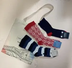 CALZEDONIA カルツェドニア ソックス3点セット オマケ付き