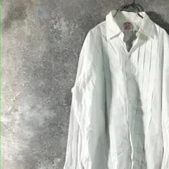 USA製　Brooks Brothers　ドレスシャツ　ホワイト　コットン