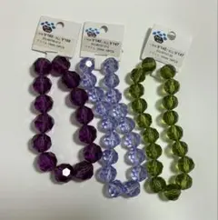 Parts Club アクリルビーズ 3種セット 12mm 14mm ビーズ