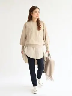 美品★ジャーナルスタンダードレリューム パフスリーブニット 定価7,700円 春