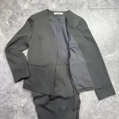美品♡ナチュラルビューティーベーシック　パンツ　セットアップ　上下　M グレー