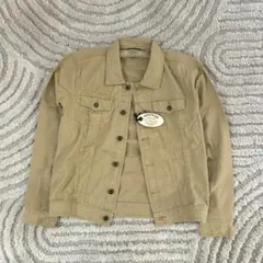 ノームコア ベージュ コットンジャケット 綿100% Gジャン風 LL