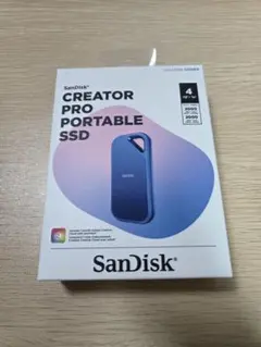 SanDisc creator pro portable ssd 4tbのサムネイル