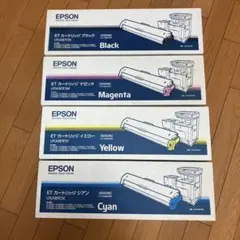 T 未使用 EPSON ETカートリッジ 3色セット LPA4ETC5 - メルカリ
