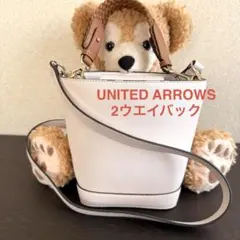 UNITED ARROWS メッシュハンドルバケツバック オフホワイトのサムネイル