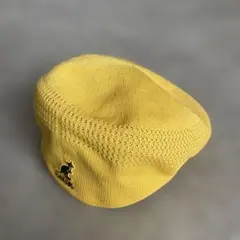 KANGOL ハンチング　イエロー　フリーサイズ