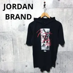 JORDAN BRAND ジョーダン メンズ 薄手 半袖パーカー S ブラックのサムネイル