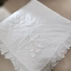 ファミリア　おくるみ　ブランケット フリル付き