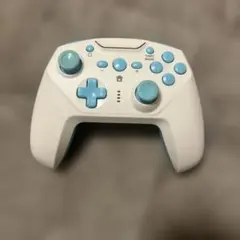 switch ワイヤレスコントローラー 白×水色 通電、充電確認済み！