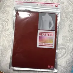 HEATTECH タートルネック長袖Tシャツ M ダークオレンジ