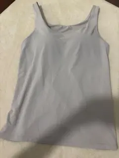 UNIQLO AIRism タンクトップ L ライトグレーパット付き