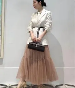 BALLSEY ティアードプリーツスカート トゥモローランド