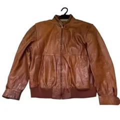 90s Kleider Bauer 本革　牛革　ブラウンレザージャケット