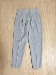 Spick&Span グレー テーパードパンツ