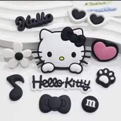 キャラクター　クロックス ジビッツセット ♡ブラック♡①のサムネイル
