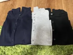 UNIQLO カーディガン 3枚セット 黒　紺　グレー　Ｓサイズのサムネイル