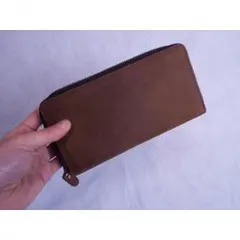 本格派牛革長サイフ　ビンテージUS