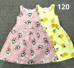 H&M ノースリーブワンピース 2点セット　120cm