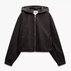 ZARA ワックスクロップド ボンバージャケット ZARA ワックスクロップド ボンバージャケット