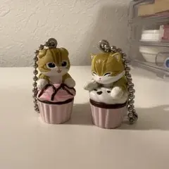 mofusand カップケーキにゃんマスコット 2点セット