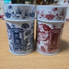 東京ディズニーリゾート 煎茶とほうじ茶缶セット
