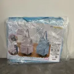 リラックマ 折りたたみ保冷カートバッグ(水色)