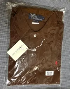 新品 ポロ ラルフローレン 半袖 ポロシャツ メンズ M ブラウン 未使用のサムネイル