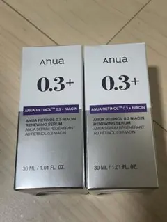アヌア anua 0.3+ レチノール美容液 30mi 2本セット