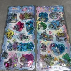 しずくちゃん　ウォーターシールセット　シール2シートセット