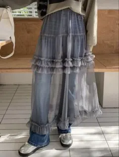 SHEIN メッシュスカート Mサイズ