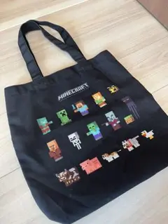 MINECRAFT マインクラフト トートバッグ 黒　新品　タグなし　自宅保管