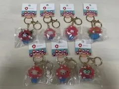 サンリオ ミャクミャクなりきりマスコット クリア 7点セット　コンプリート