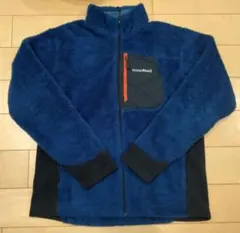 ★montbell ★キッズ ★フリースジャケット ★ブルー ★160cm