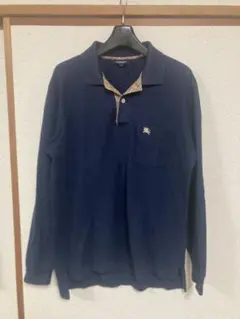 BURBERRY ネイビー ポロシャツ Mサイズ