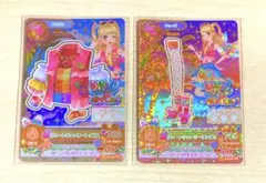 アイカツ カード リゾートキャンサートップス サンダル 夏樹みくる 2枚セット