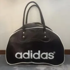 て*ゆ様 80s adidas エナメルバッグ　ブラウン