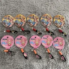 ★ワンピース自転車キーホルダー10個セット
