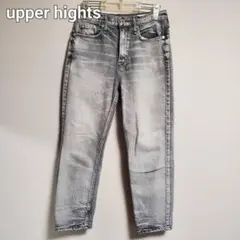 アッパーハイツ デニム パンツ ジーンズ 23 ストレッチ ダメージ加工 日本製