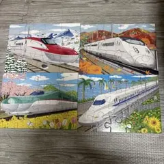 くもんのジグソーパズル　STEP2 はやいぞしんかんせん　４セット