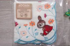 【新品未使用】ムーミン リトルミイ 刺繍タオルハンカチ